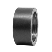 Gröditzer Muffe Nr.16, Stahl, halbe Länge, schwarz