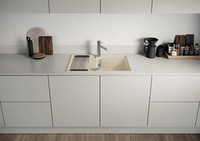 Blanco Spüle ADIRA 45 S SILGRANIT, reversibel, mit Ablauffernbedienung/Zubehör