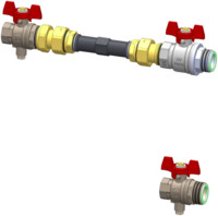 Oventrop Wärmemengenzähler-Anschluss-Set 1 Multidis SFQ, Durchgang