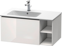 Duravit Waschtisch-Unterschrank L-Cube, 82 x 48,1 x 40 cm, 1 Auszug, Becken links