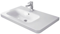 Duravit Möbel-Waschtisch DuraStyle, mit Hahnloch, Überlauf, Hahnlochbank
