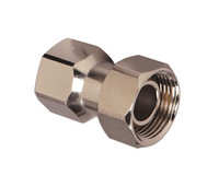 Meibes Verschraubung F, mit IG-Tülle, Messing vernickelt