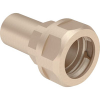 Geberit Übergang Mapress, mit Klemmringverschraubung für Wellrohre, NPW, Messing