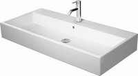 Duravit Möbel-Waschtisch geschliffen Vero Air, ohne Hahnloch, Überlauf, mit Hahnlochbank