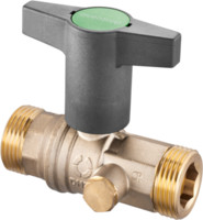 Oventrop Trinkwasserkugelhahn Optibal TW, mit Außengewinde, flachdichtend, Messing