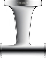 Duravit Handtuchhaken Starck T, 6 x 7,6 cm, doppelt