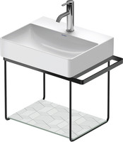 Duravit Metallkonsole DuraSquare, 56,5 x 38 cm, wandhängend