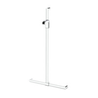 KEUCO Duschhandlauf Elegance, Höhe 1142 mm, Brausestange frei positionierbar