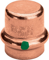 Viega Verschlusskappe Profipress 2456, Kupfer, SC-Contur