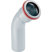 Geberit Bogen Mapress C-Stahl, 45°, Einschubende