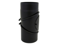 Bertrams Segmentbogen ST-Pu, 3-tlg, frei verstellbar 0-90°, pulverbeschichtet, schwarz