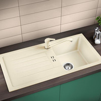 Blanco Spüle FAVUM 45 S SILGRANIT, reversibel, ohne Ablauffernbedienung