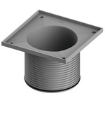 TECE Rostrahmen TECEdrainpoint S, Kunststoff, ohne Rost