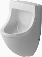 Duravit Absaug-Urinal Starck 3, 33 x 35 cm, Zulauf von hinten