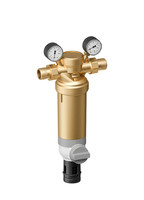 Resideo Hauswasser-Feinfilter F76S AAM, bleifrei, rückspülbar, Messing-Filtertasse