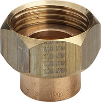 Viega Verschraubung 94359, Rotguss, flachdichtend