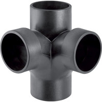 Geberit Bogeneckabzweig Silent db20, 88,5°, mit Innenradius