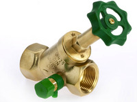 Bender Freistromventil 1502, CR-Messing, mit Entleerung