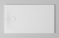 Duravit Rechteck-Duschwanne Tempano, bodenbündig, Antislip, weiß