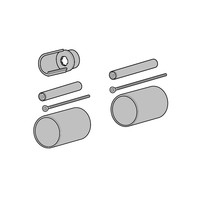 Herzbach UP-Verlängerung Logic Plus, 30 mm, nicht kürzbar, für Thermostate, rund