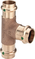 Viega T-Stück Sanpress 2218, mit SC-Contur, Siliziumbronze