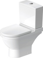 Duravit Stand-Tiefspül-WC-Kombination Starck 3, 37 x 65,5 cm, 6 l