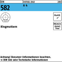DIN 582 A 4 Ringmuttern
