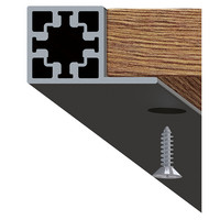 Cadro Seiten- / Bodenprofil anschraubbar