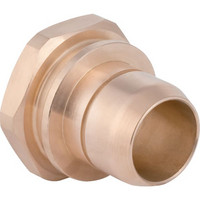 Geberit Übergang, IG, auf Verteiler mit Steckanschluss, Rotguss