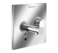 SCHELL Fertigmontageset LINUS W-E-M, Infrarot-Sensor-Elektronik, Mischwasser, Batteriebetrieb