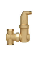 Reflex Mikroblasenabscheider Exvoid Twist, 110 °C, 10 bar, Messing