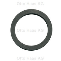 HAAS Anschlussdichtung, für Waschmaschine, Gummi, schwarz