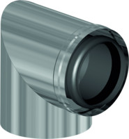 Almeva Kurzbogen LIB, 87°, PPH/Edelstahl glänzend