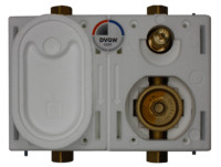 Deltamess Miniblock-Duo, 300 x 200 x 70 mm, 3/4" IG, DN 20