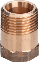 Viega Reduziernippel 3243, Rotguss, mit Innenkonus