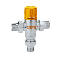 Caleffi Thermomischer, 30-65 °C, verchronmt, für Solaranlagen
