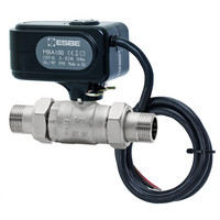 Esbe 2-Wege-Kugelhahn MBA122, motorisch, mit Verschraubungsset