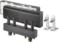 Oventrop Weiche/Verteilerkombination HydroFixx, DN 32, mit Wärmedämmung und Wandhalterung