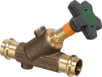 Viega Schrägsitzventil Easytop 2237.5LF, mit SC-Contur, labs-frei, Rotguss