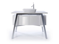 Duravit Aufsatz-Waschbecken Cape Cod, 46 x 46 cm, mit Hahnloch, Armatureninsel, ohne Überlauf