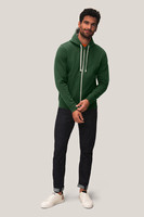 HAKRO Kapuzenjacke Bonded,tanne/silber,Gr.XS-3XL