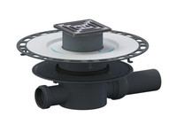 Dallmer Dünnbett-Bodenablauf, DN 50, 100 x 100 mm