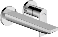 hansgrohe Fertigmontageset Rebris E, UP-Waschtisch-Einhebelmischer, mit Auslauf 200 mm