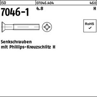 ISO  7046 Senkschrauben mit Kreuzschlitz