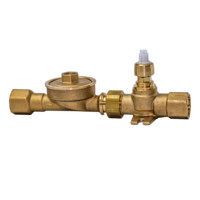 Deltamess Wasserzähler-Aufputzstrang KOAX 2, 3/4" IG, für Aufputz und Unterputzmontage