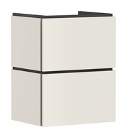 hansgrohe Waschtischunterschrank Xilesa E, 480 x 380 mm, 2 Schubkästen, für Handwaschbecken