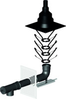 Almeva Abgassystem Grundpaket 2 STARR, starr, raumluftabhängig