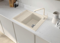 Blanco Spüle ELON 45 S SILGRANIT, reversibel, mit Ablauffernbedienung/Zubehör