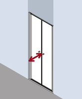 FORMAT Basic Ganzglas-Pendeltür, Echtglas klar