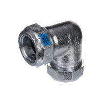 Gebo Verschraubung WO Serie 151, Winkel, mit EPDM-Dichtung, für Stahlrohr